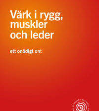 Värk i rygg, muskler och leder - ett nödvändigt ont